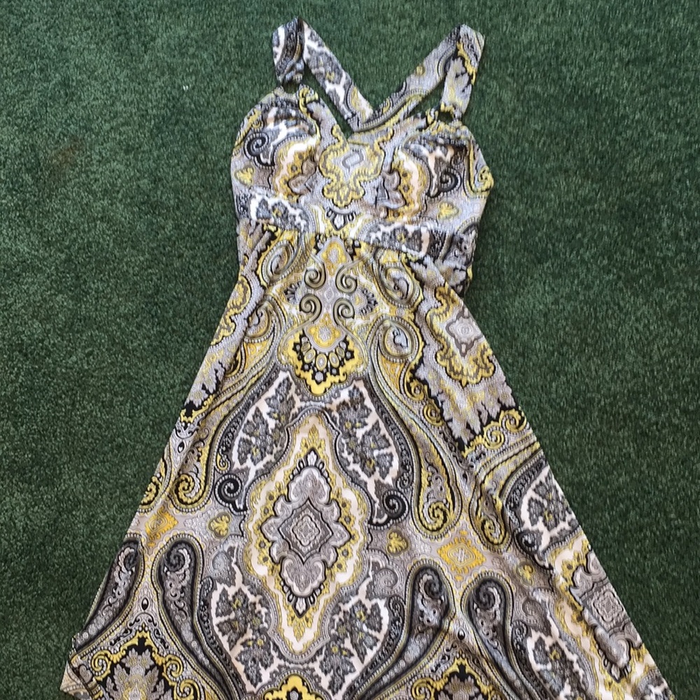Yellow sun dress
